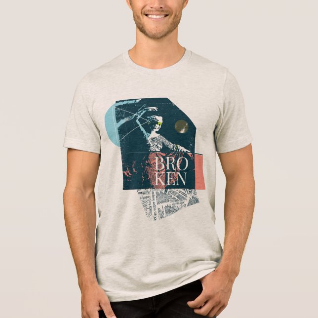 Never Care Tri-Blend Shirt (Vorderseite)