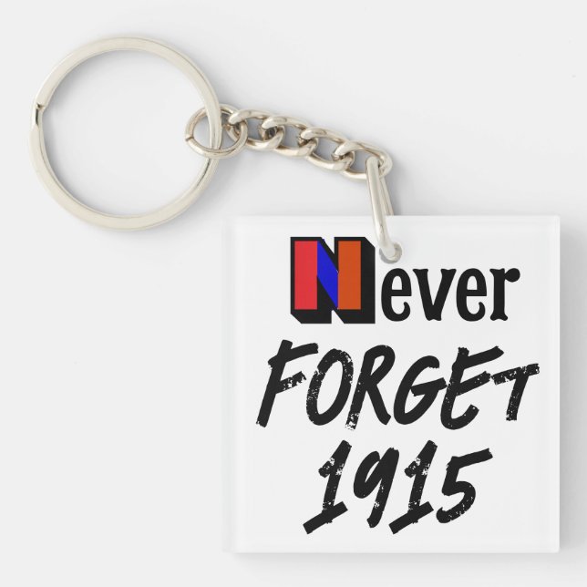 Never Forget 1915 Keychain Schlüsselanhänger (Vorderseite)
