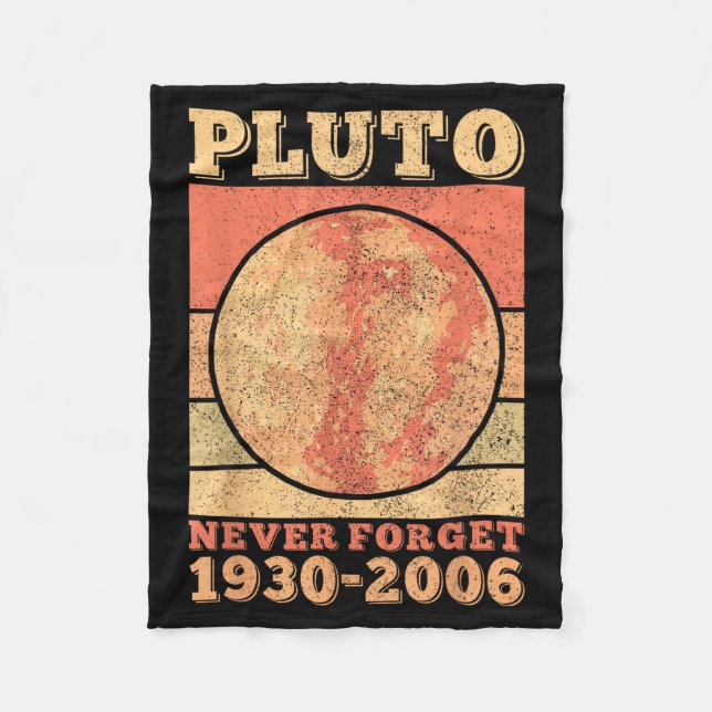 Never Forget Space Science Astronomy Men Women Fun Fleecedecke (Vorderseite)