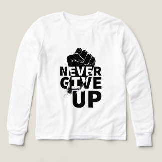 Never Give Up – Motivational Quote Design
