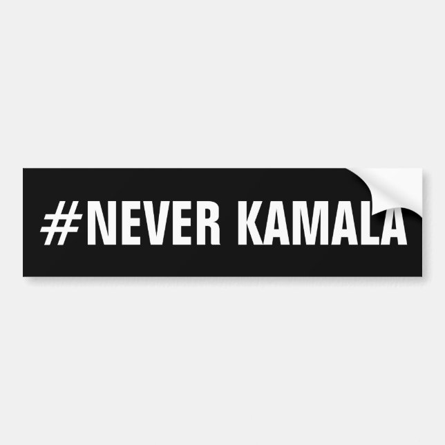 #NEVER KAMALA AUTOAUFKLEBER (Vorne)