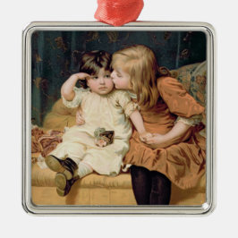 "Never Mind" (von Frederick Morgan) Ornament Aus Metall