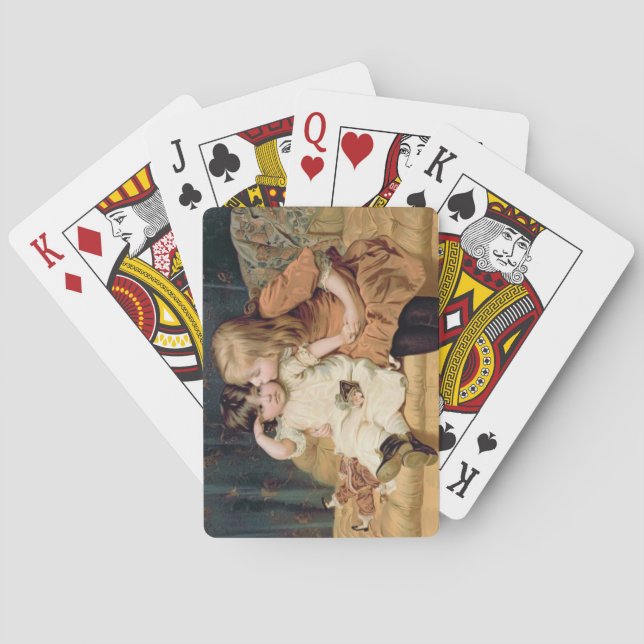 "Never Mind" (von Frederick Morgan) Spielkarten (Rückseite)
