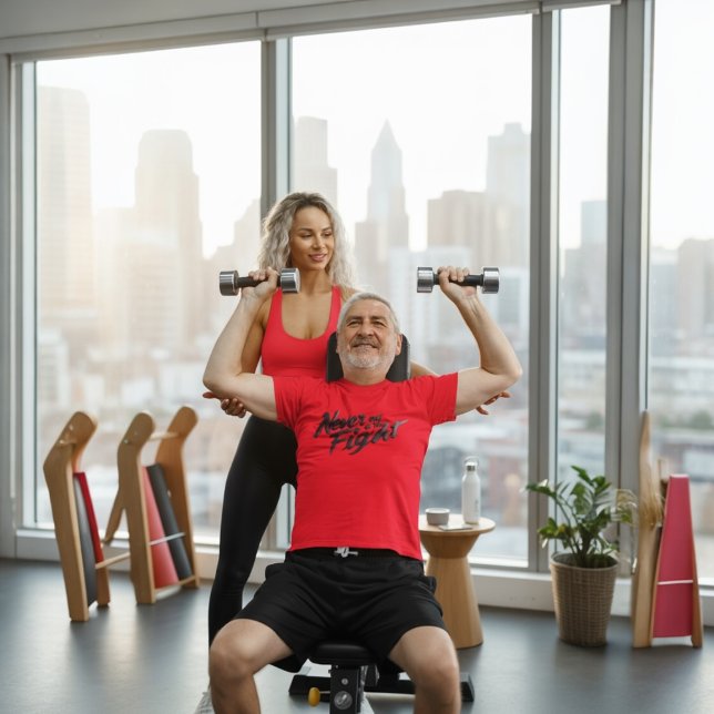 Never Out of the Fight T-Shirt (Von Creator hochgeladen)