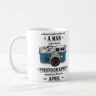 Never Underestimate A Man Who Loves Photography Ap Kaffeetasse