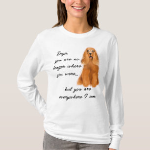 "Never Vergessen" Der beste Freund Dog individuell T-Shirt
