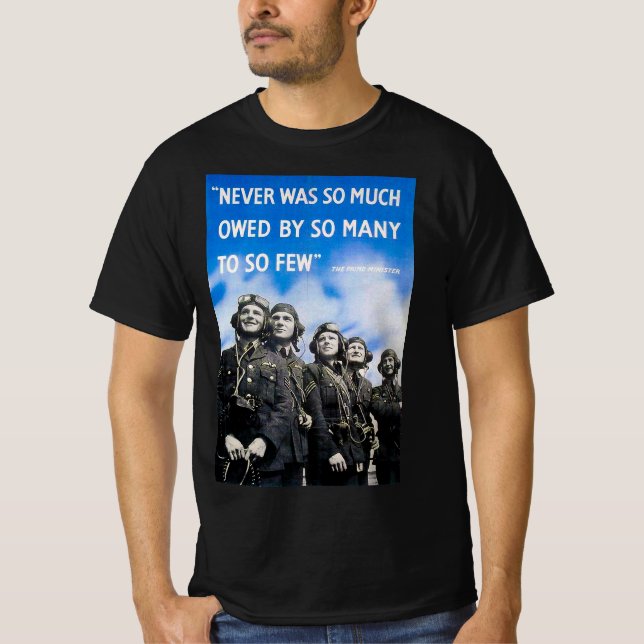 Never was so much owed poster T-Shirt (Vorderseite)