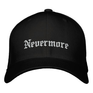 Nevermore bestickt - personalisieren bestickte baseballkappe