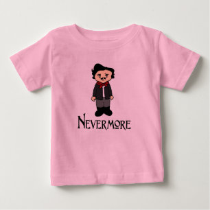 Nevermore Edgar Allan Poe The Raven baby Shirt