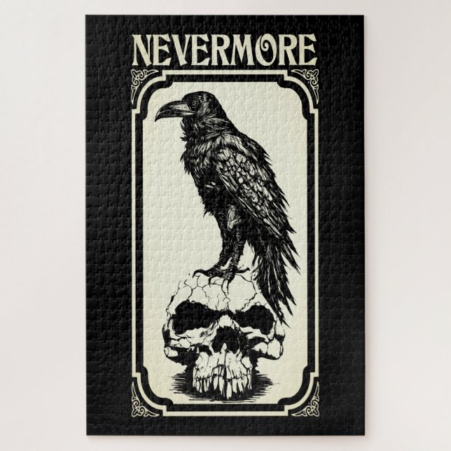 Nevermore | Edgar Allan Poe - The Raven Puzzle (Vertikal)