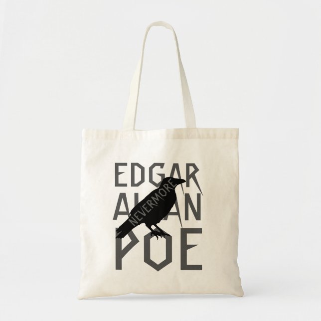 Nevermore Edgar Allan Poe Tragetasche (Vorne)