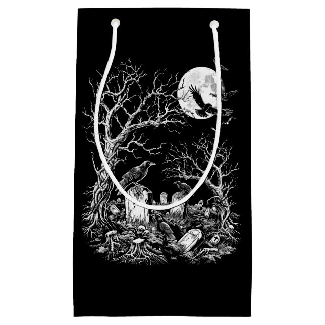 Nevermore Friedhof Kleine Geschenktüte (Vorderseite)