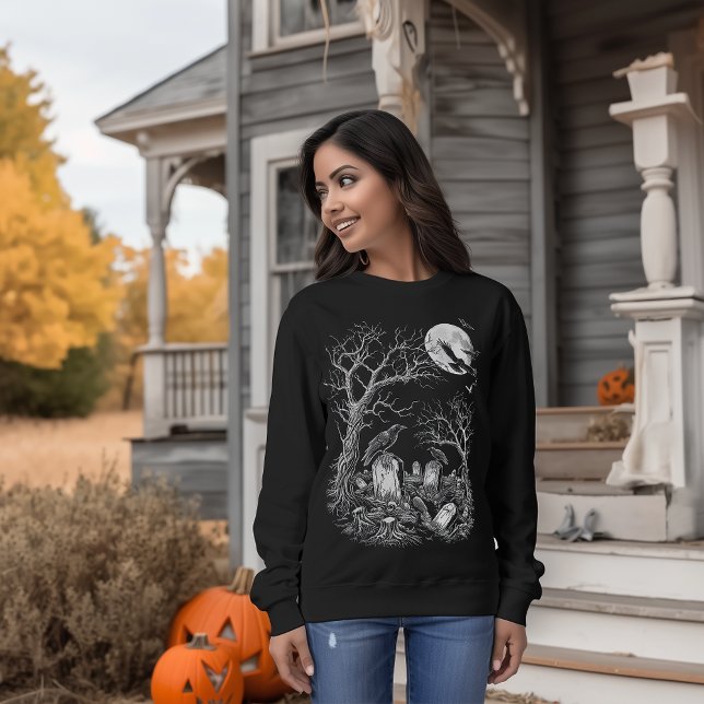 Nevermore Friedhof Sweatshirt (Von Creator hochgeladen)