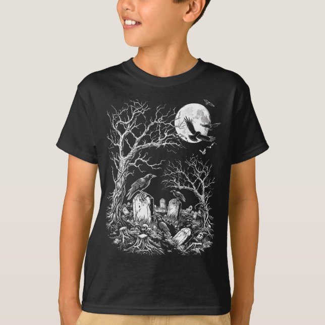 Nevermore Friedhof T-Shirt (Vorderseite)