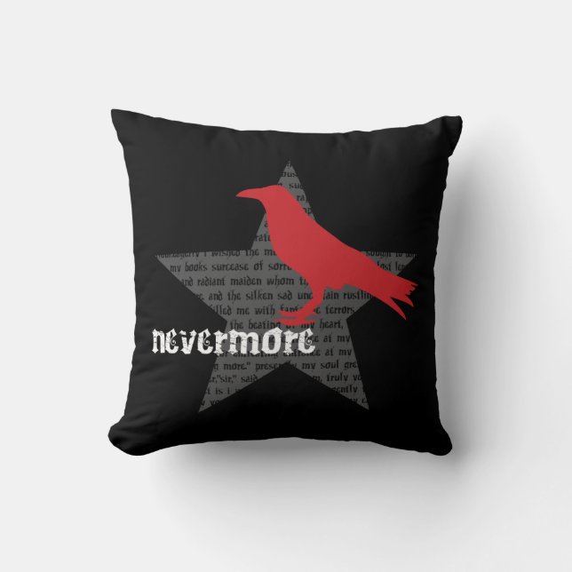 Nevermore Kissen (Vorderseite)