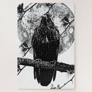 Nevermore Raven and the moon Puzzle