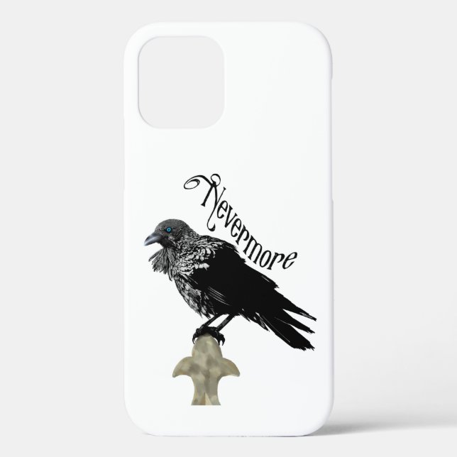 Nevermore Raven Case-Mate iPhone Hülle (Rückseite)