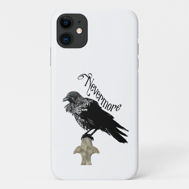 Nevermore Raven Case-Mate iPhone Hülle (Rückseite)