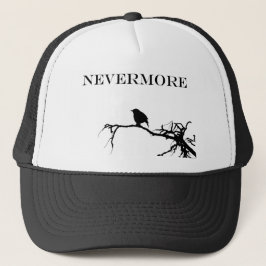 Nevermore Raven Gedicht Edgar Allan Poe Design Truckerkappe