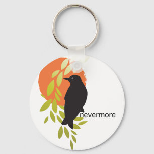 Nevermore - Raven & Moon von Poe Schlüsselanhänger