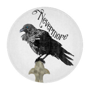 Nevermore Raven Schneidebrett