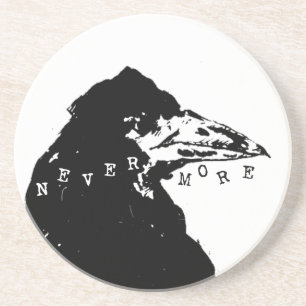 Nevermore Raven von Edgar Allan Poe Getränkeuntersetzer