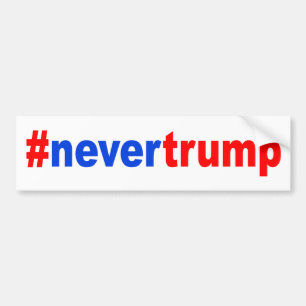 "#nevertrump " autoaufkleber