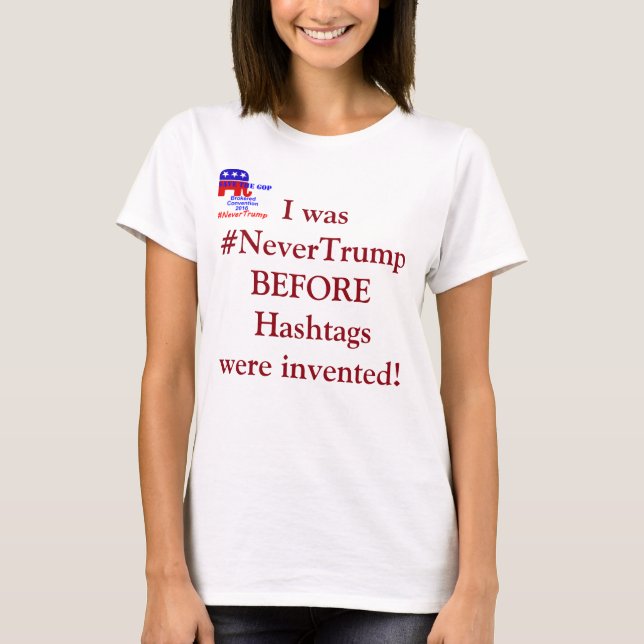 #NeverTrump T-Shirt (Vorderseite)