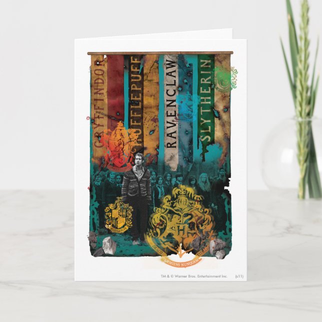 Neville Longbottom Collage 1 Karte (Vorderseite)