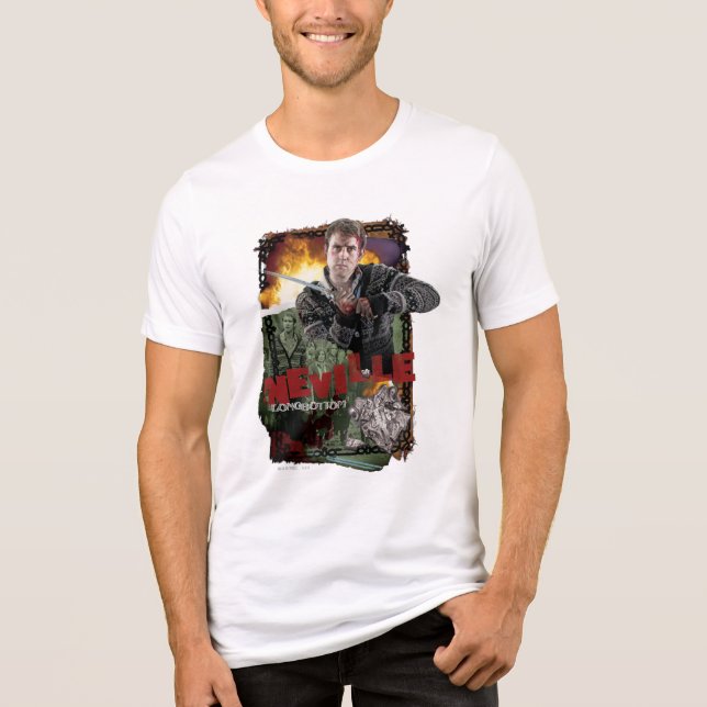 Neville Longbottom Collage 2 Tri-Blend Shirt (Vorderseite)