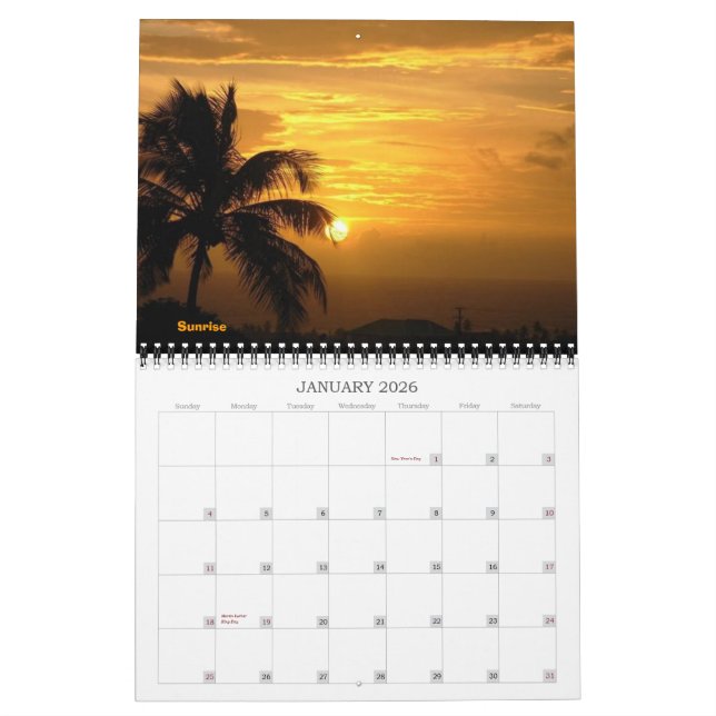 NEVIS, ANTILLEN KALENDER (Jan 2026)