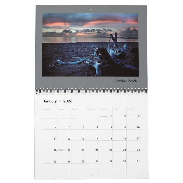 Nevis-Insel-Meer-Kalender Kalender (Jan 2026)