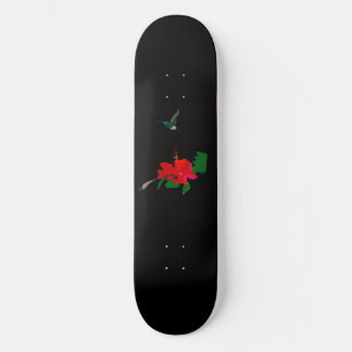Nevoy Ryder Hibiskus Blume & Hummingbird Board Skateboard