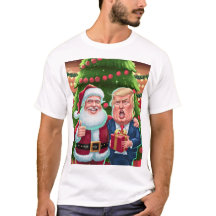 NEW 2024 Weihnachten - Trump und Santa Celebrating