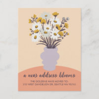 New Address Blooms Moskation Announcement Bouquet