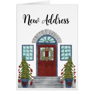 New Address Christmas Zuhause