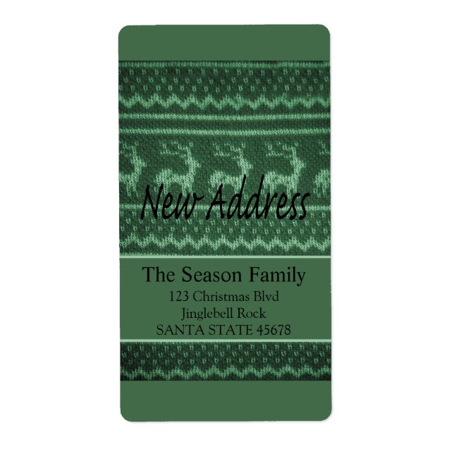 New Address Ugly Christmas Sweater (Vorne)