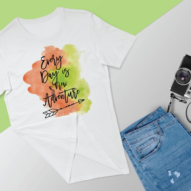 New Adventure Quote Ink Arrow T-Shirt (Von Creator hochgeladen)