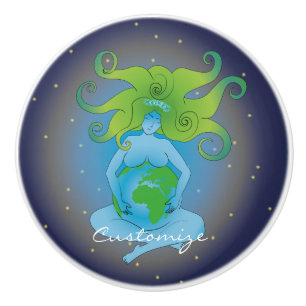 New Age Gaia Goddess Thunder_Cove Keramikknauf
