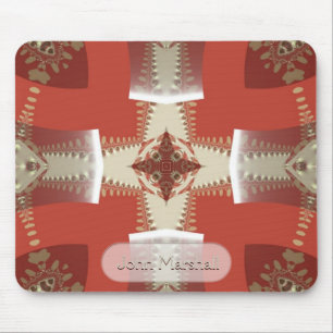 New Age Medival Art mit Namen Mousepad