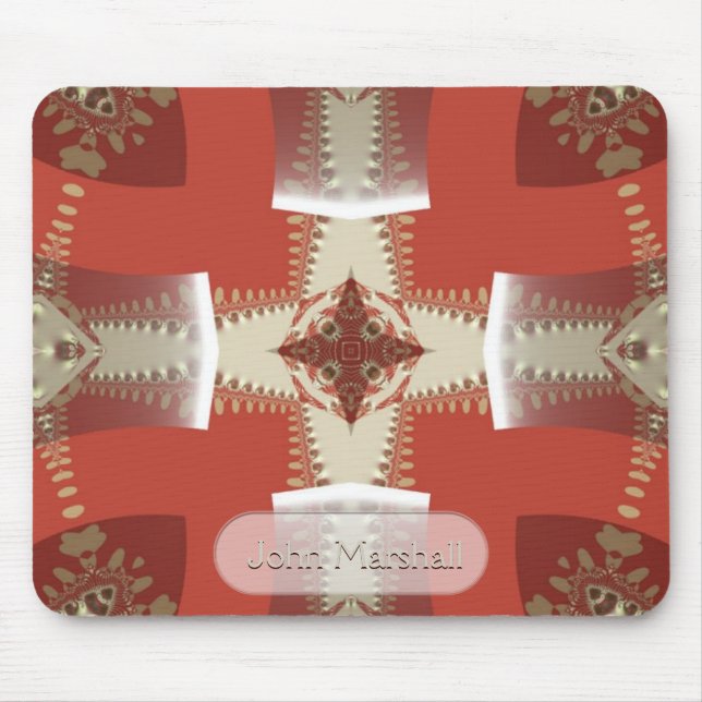 New Age Medival Art mit Namen Mousepad (Vorne)