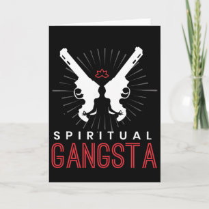New Age Spirituell Spiritualität Yoga Gangster Erl Karte