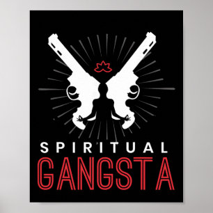 New Age Spirituelle Spiritualität Yoga Gangster Er Poster