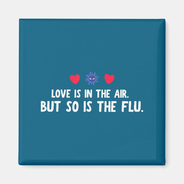 New Air So Flu Valentine's Day Magnet (Vorne)