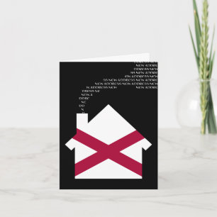 new alabama address feiertagskarte