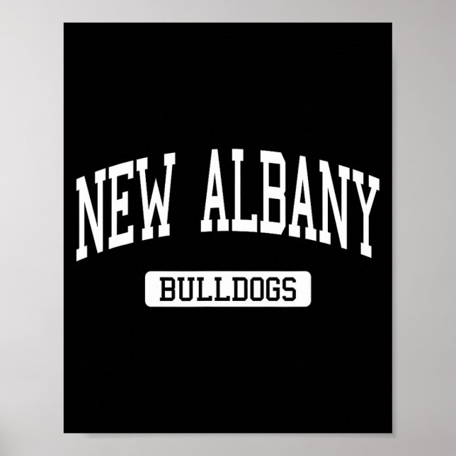New Albany High School Hs New Albany In Varsity Sr Poster (Vorne)