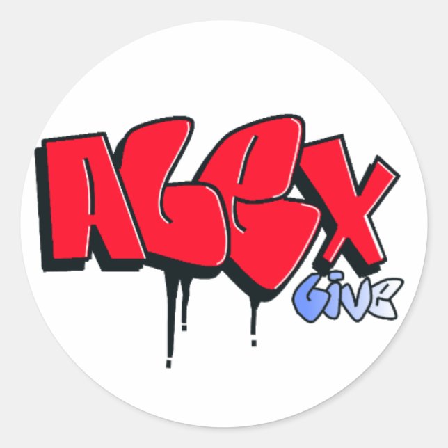 New Alex Live Sticker (Vorderseite)