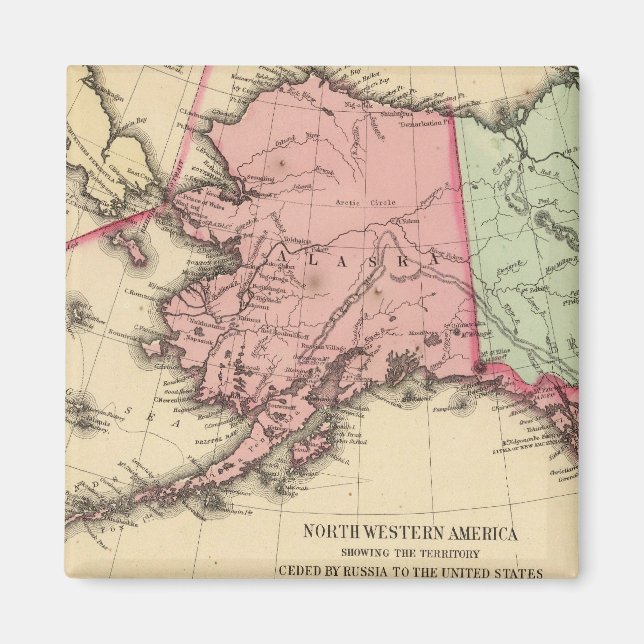 New America Map von Mitchell Magnet (Vorne)