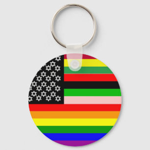 New American Flag Schlüsselanhänger