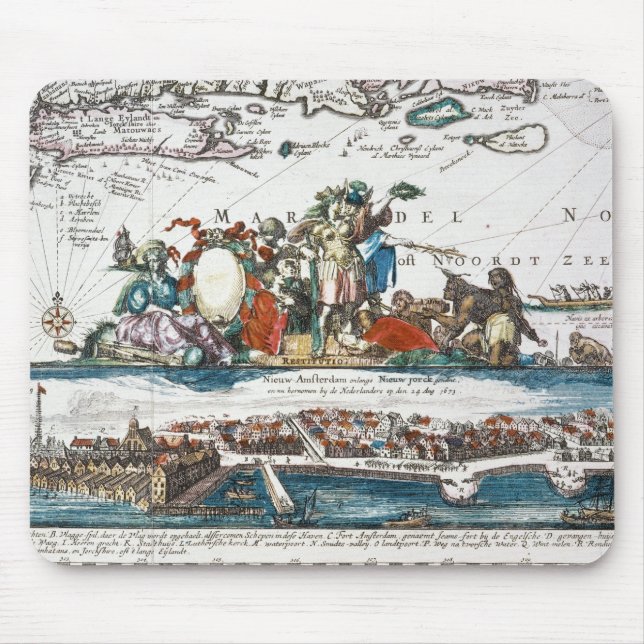 NEW AMSTERDAM, 1673 MOUSEPAD (Vorne)